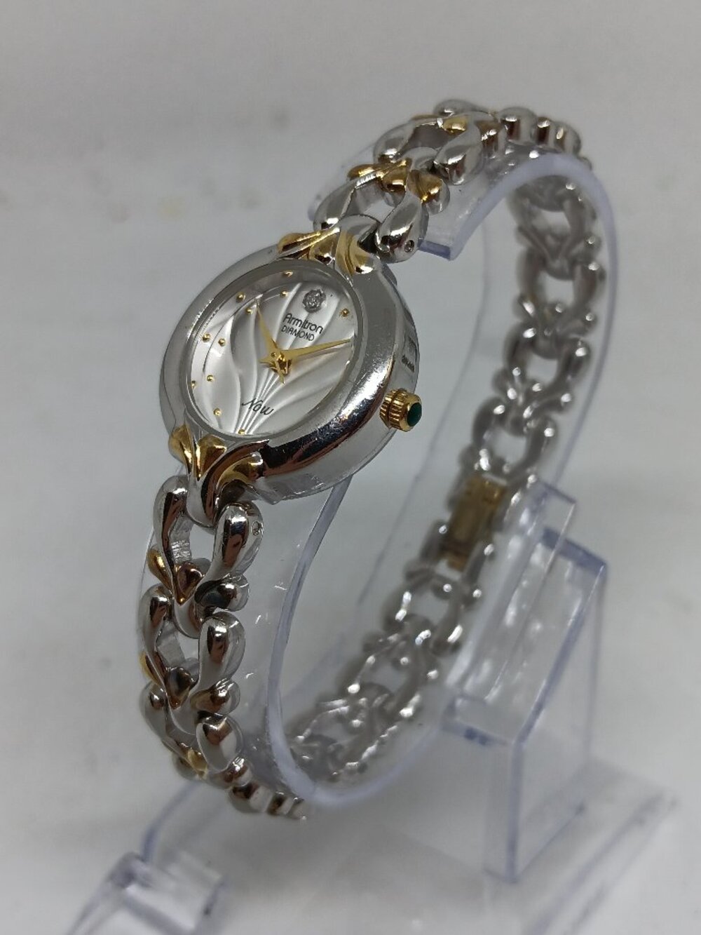 VINTAGE 1999 Armitron Now 75/2345 Women's 22mm Diamond Accent Quartz Watch